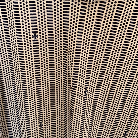 Tory Burch Navy and Tan Blouse - Picture 2 of 2